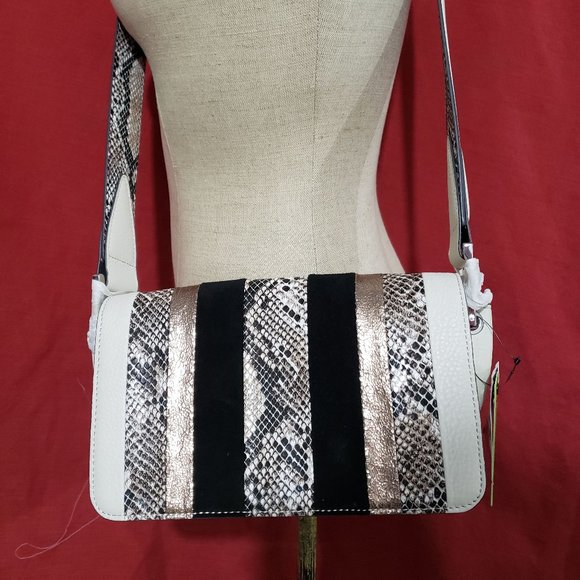 Sam Edelman Sally Boy  White  Leather Handbag - Picture 2 of 8